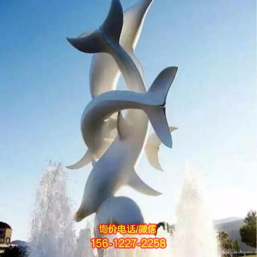 公园景区装饰：不锈钢动物雕塑