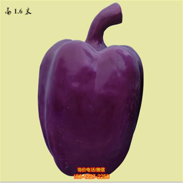 玻璃钢卡通辣椒景观雕塑