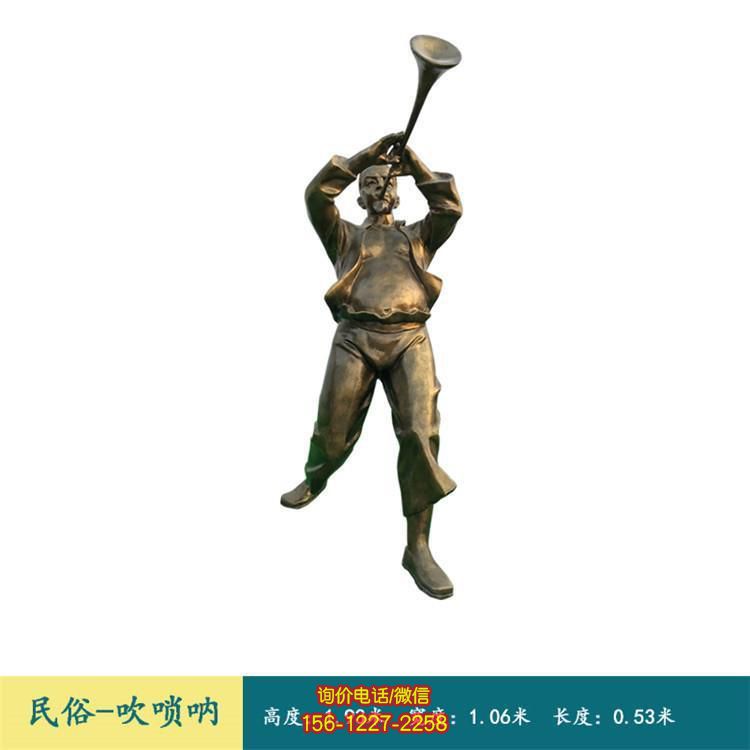 玻璃钢雕塑：传承民俗的人物景观