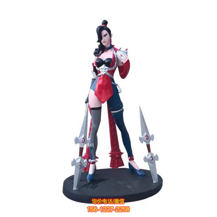 玻璃钢动漫人物雕塑