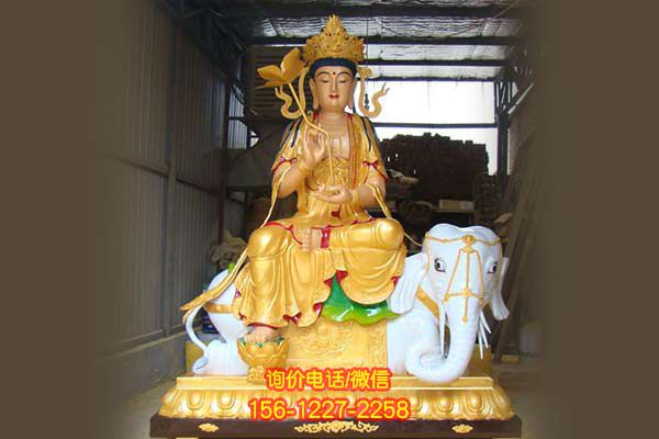 玻璃钢彩绘菩萨雕塑,为寺庙带来新颜 玻璃钢彩绘菩萨雕塑,为寺庙带来新颜
