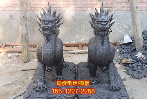麒麟不锈钢景观雕塑 麒麟不锈钢景观雕塑