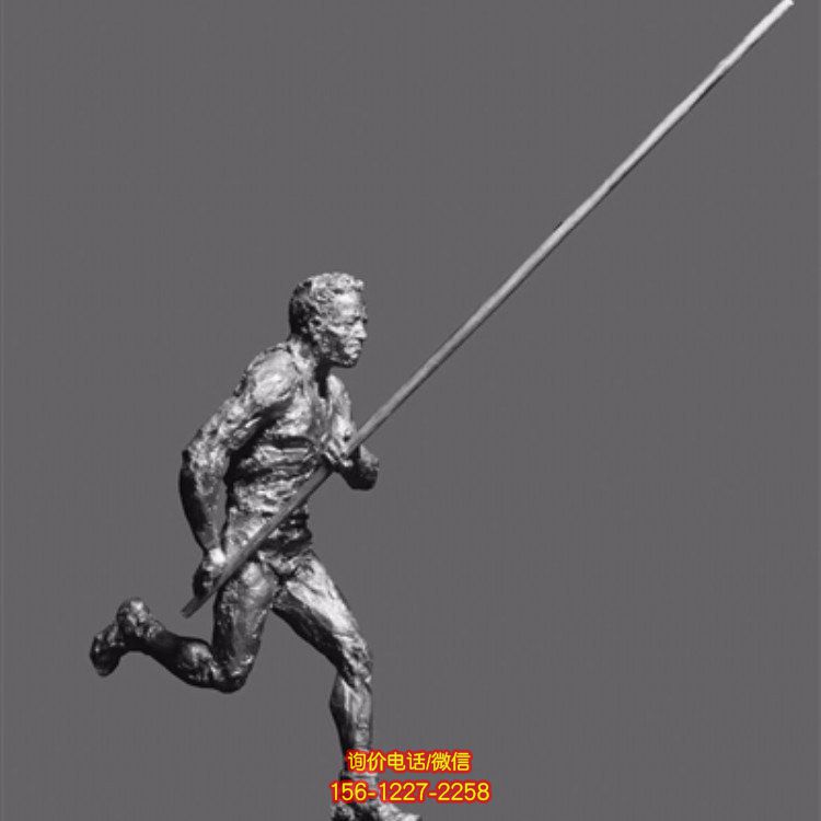 不锈钢抽象雕塑：运动主题园林装饰