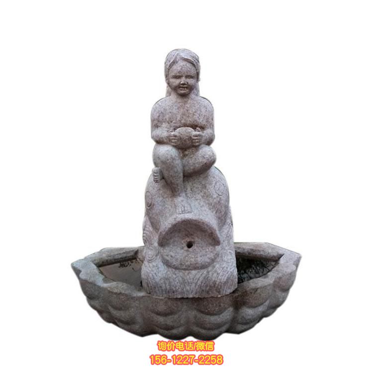 提升城市美景的大理石喷泉雕塑 
