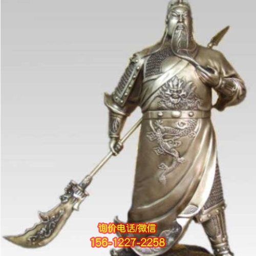 铸铜寺庙佛像关公雕塑