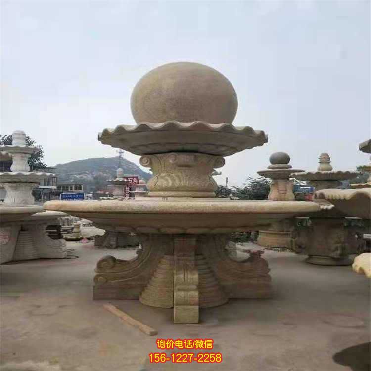 美轮美奂的大理石欧式喷泉雕塑，装点你的别墅花园