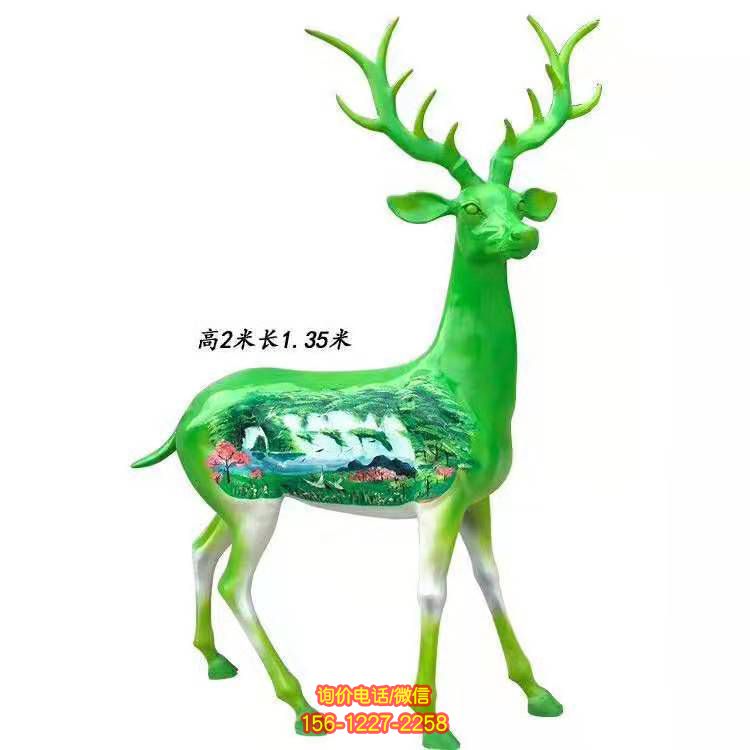 玻璃钢彩绘雕塑——为售楼部增添艺术气息