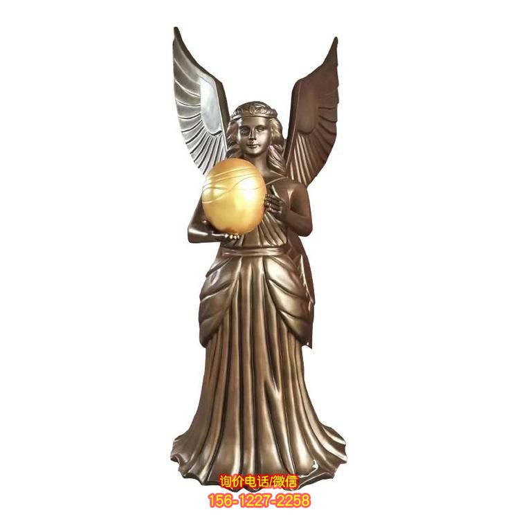 玻璃钢西方题材雕塑——天使人物景观园林