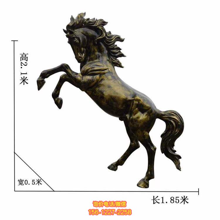 玻璃钢欧式马车动物雕塑，美化景观广场