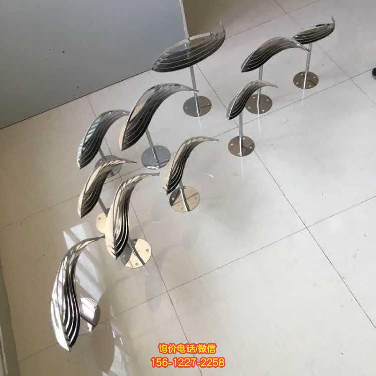 喷泉水景不锈钢抽象雕塑