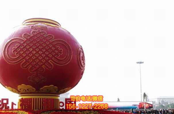 灯笼城市广场不锈钢彩绘雕塑 灯笼城市广场不锈钢彩绘雕塑