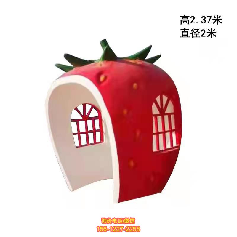 玻璃钢卡通水果雕塑 玻璃钢卡通水果雕塑