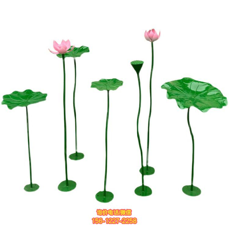 不锈钢仿真喷漆雕塑，为庭院小区添彩水景