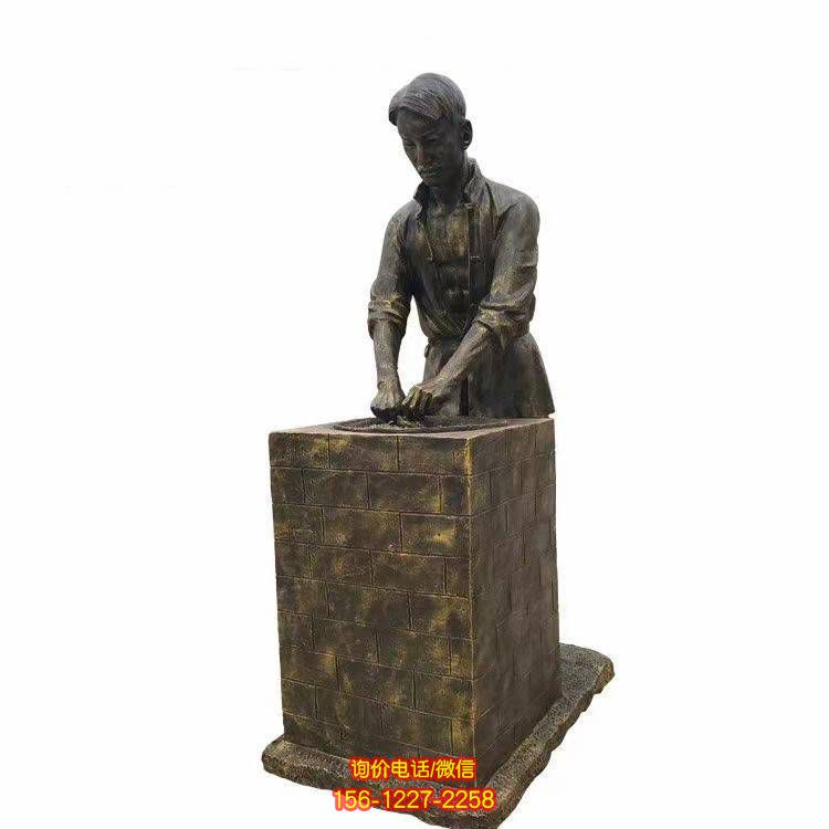 玻璃钢雕塑：给园林景观添彩民俗风情
