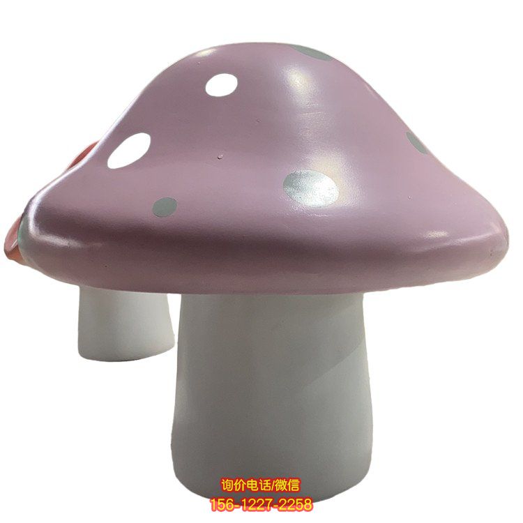 玻璃钢蘑菇雕塑，为园林景观带来独特美感