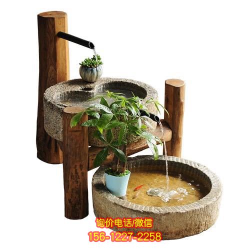 石头花盆,青石水景雕塑 石头花盆,青石水景雕塑