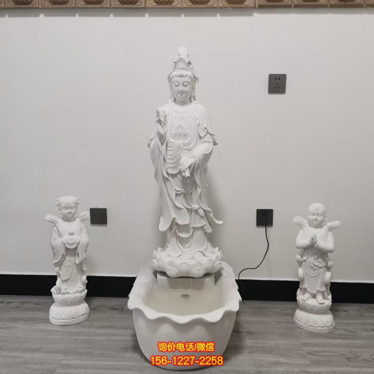 罗汉大理石雕塑，美化景区