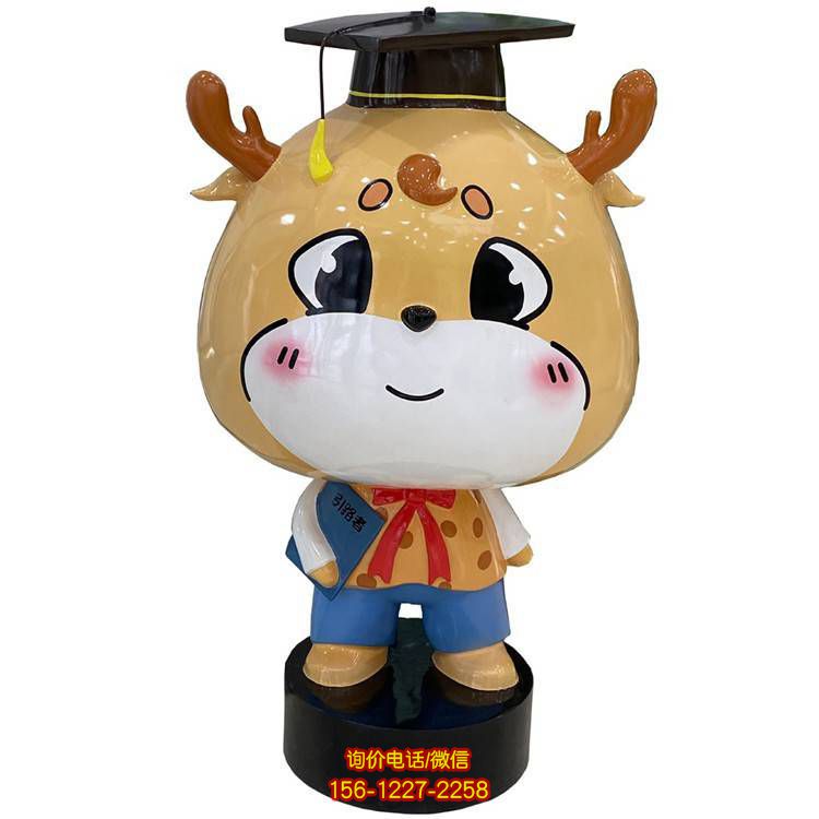 幼儿园装饰雕塑——玻璃钢卡通公仔人物雕塑