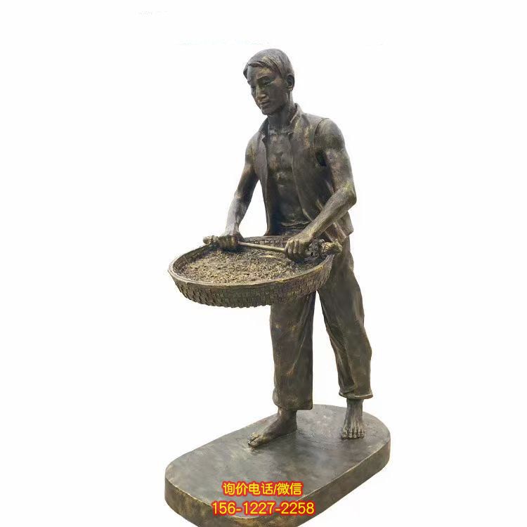 玻璃钢园林人物雕塑