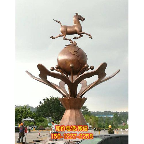 广场铜雕雕塑 
