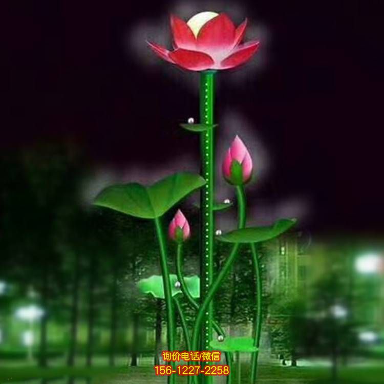 不锈钢公园花朵雕塑