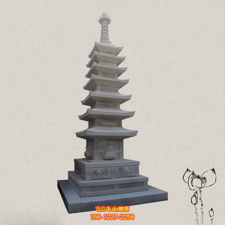 寺院青石仿古雕塑：精美绝伦