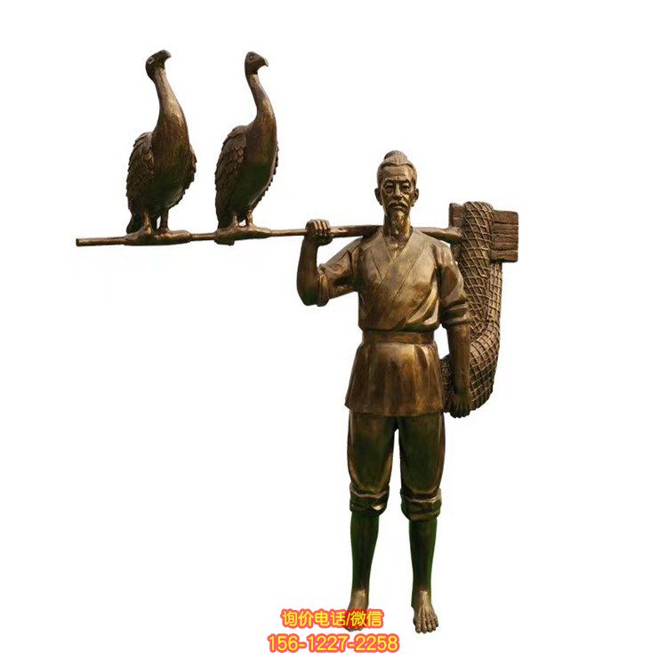 人物玻璃钢景观雕塑