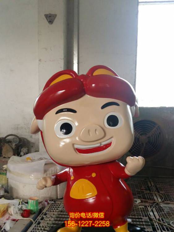 卡通人物玻璃钢雕塑
