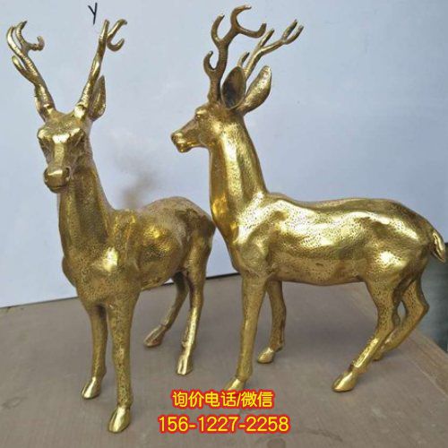 黄铜动物景观雕塑