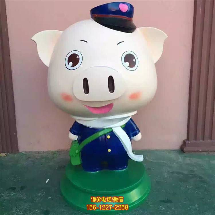 幼儿园装饰雕塑：玻璃钢卡通公仔