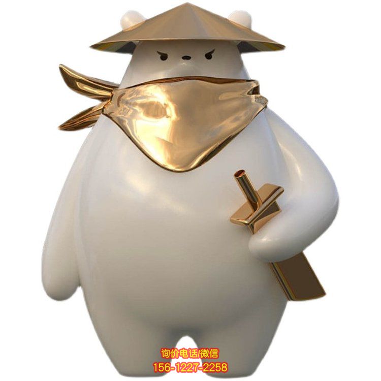 玻璃钢卡通公仔雕塑：精致外形与精湛工艺完美结合