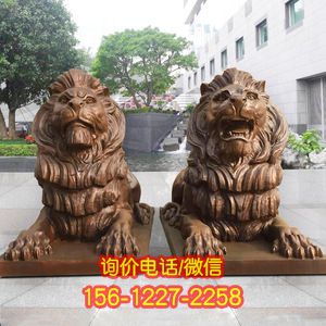 狮子雕塑-大型仿真动物户外园林景观玻璃钢狮子雕塑 狮子雕塑-大型仿真动物户外园林景观玻璃钢狮子雕塑