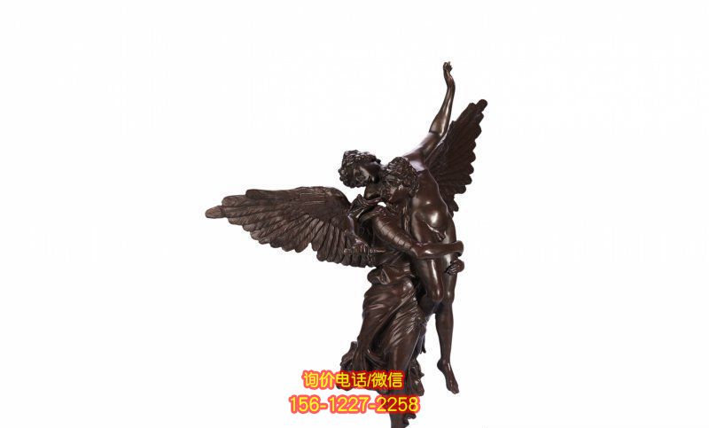 天使雕塑-商业广场天使玻璃钢仿铜人物雕塑 天使雕塑-商业广场天使玻璃钢仿铜人物雕塑