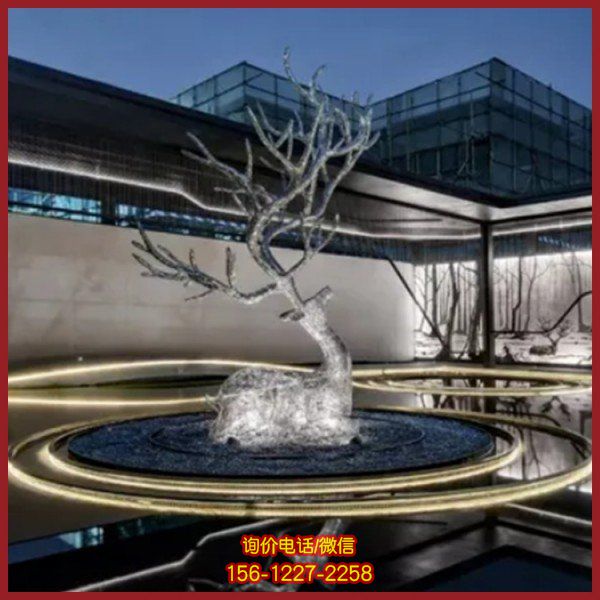 景观雕塑城市标识 园林不锈钢雕塑景观 公园装饰雕塑