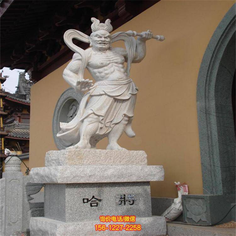 寺院景点花岗岩大理石雕刻哈将神话人物