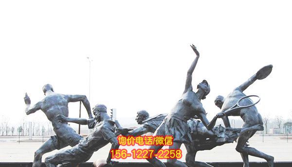 体育馆广场玻璃钢仿铜体育运动主题人物雕塑 体育馆广场玻璃钢仿铜体育运动主题人物雕塑