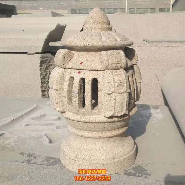 石雕灯笼寺庙园林照明石灯花岗岩石灯笼雕塑