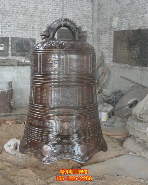 铜雕大型寺庙铜雕铜钟雕塑