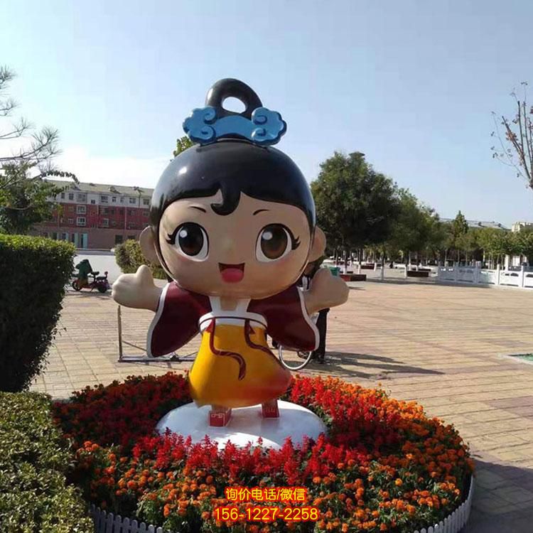 玻璃钢卡通户外广场卡通人物景观摆件