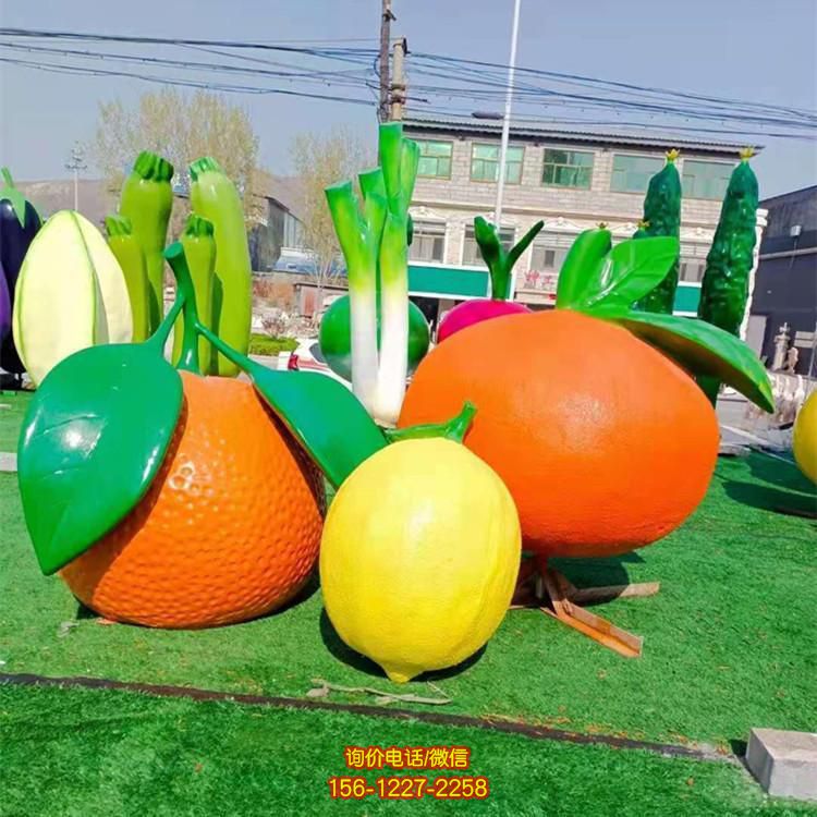 水果蔬菜模型定制雕塑玻璃钢仿真水果蔬菜落地摆件