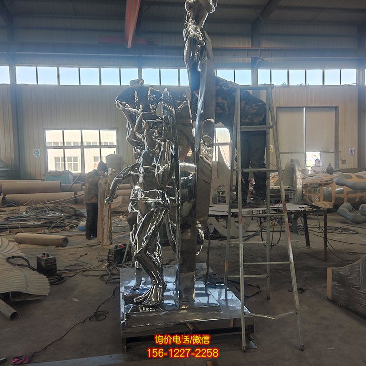 排球运动员雕塑 广场体育公园运动人物雕塑