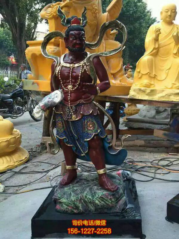 寺庙大型玻璃钢护法玻璃钢彩绘八大金刚雕塑 寺庙大型玻璃钢护法玻璃钢彩绘八大金刚雕塑