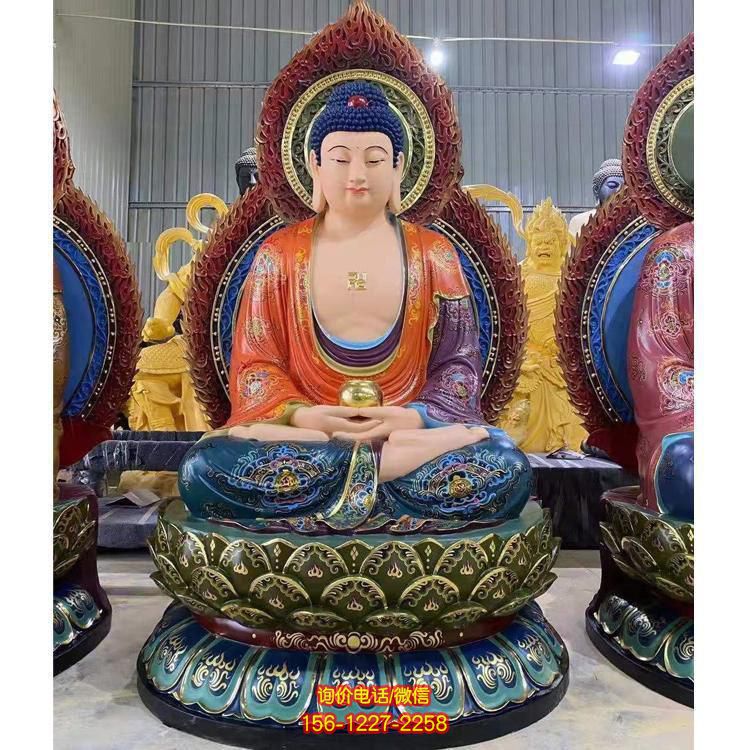 寺庙供奉贴金彩绘铜佛像镀金十八罗汉铜雕坐相站相十八罗汉雕塑