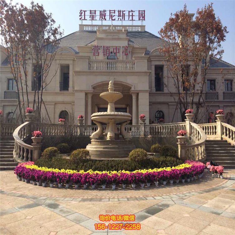 石雕喷泉 流水石雕喷泉 小区别墅流水喷泉雕塑