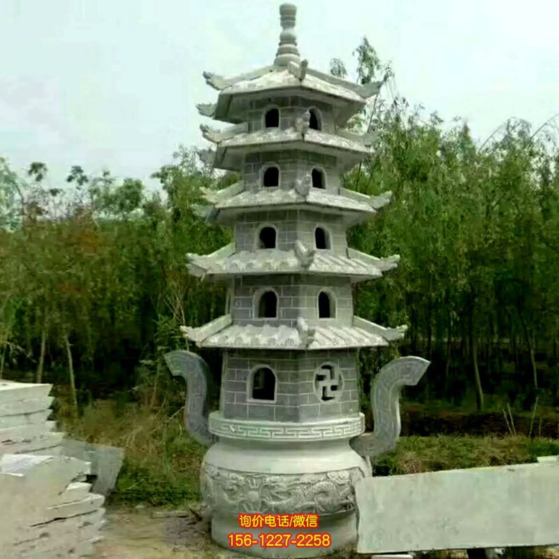 寺院景观摆放仿古青石做旧石灯塔装饰摆件石灯笼 寺院景观摆放仿古青石做旧石灯塔装饰摆件石灯笼