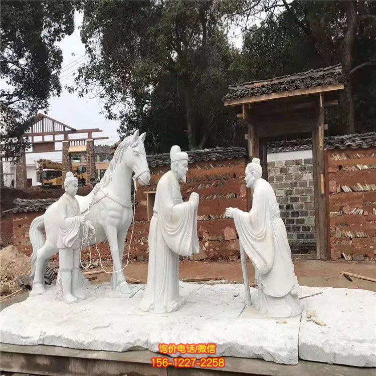 花岗岩石雕校园校园 人物广场公园摆件