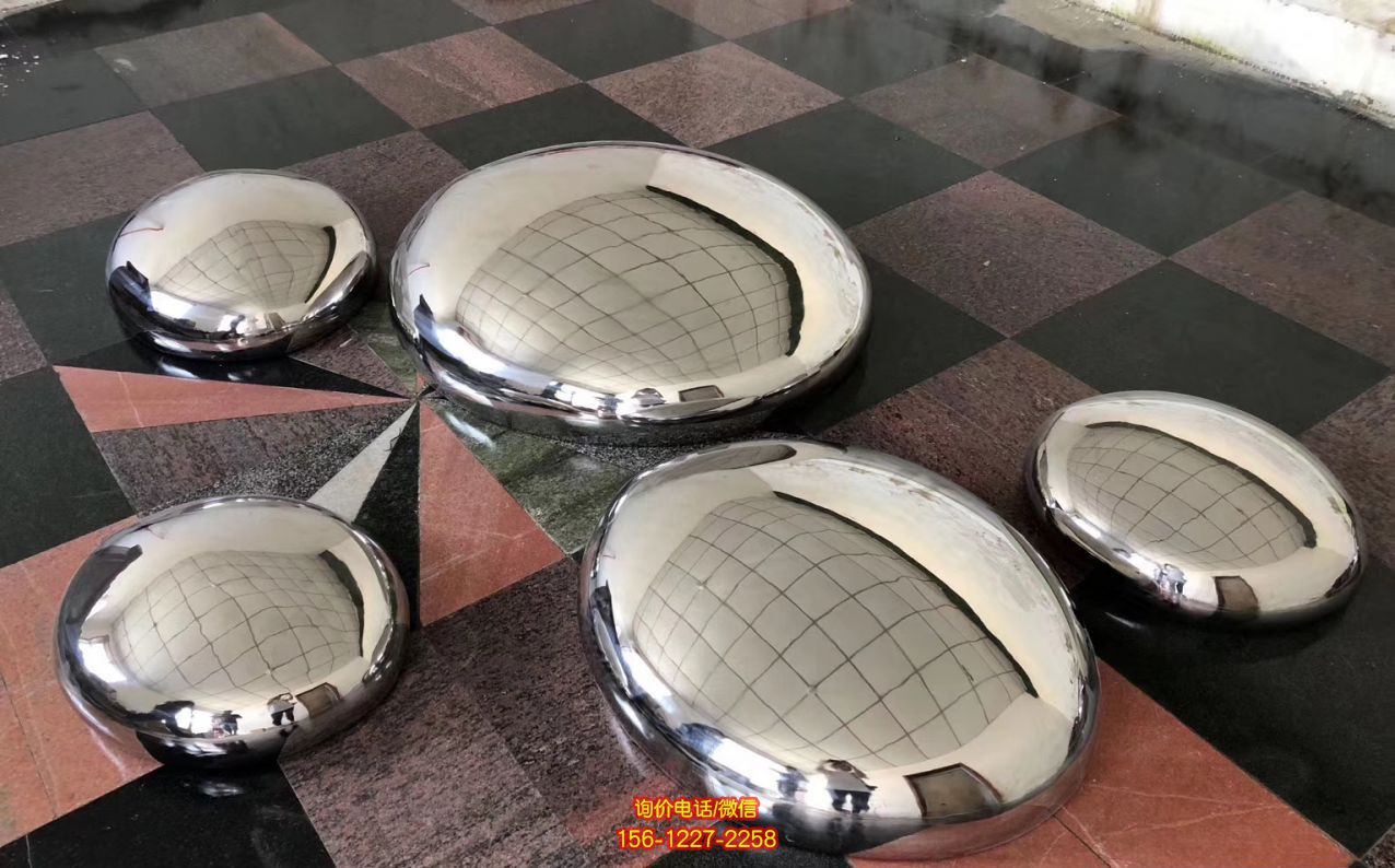 镜面不锈钢创意抽象草坪售楼处艺术摆件 镜面不锈钢创意抽象草坪售楼处艺术摆件