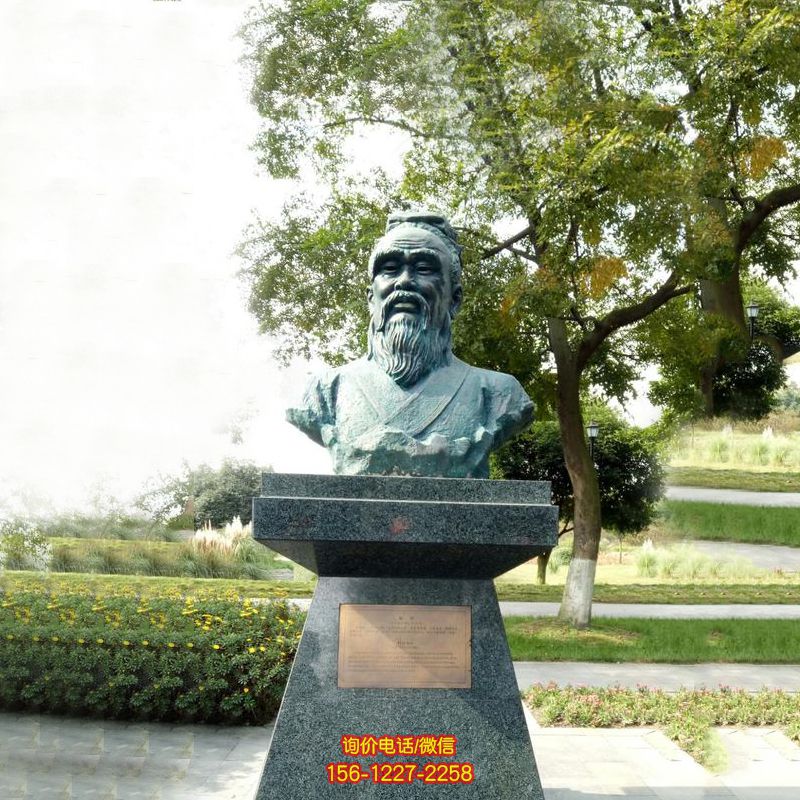 公园中国古代十大名医历史著名医学人物扁鹊雕塑 公园中国古代十大名医历史著名医学人物扁鹊雕塑
