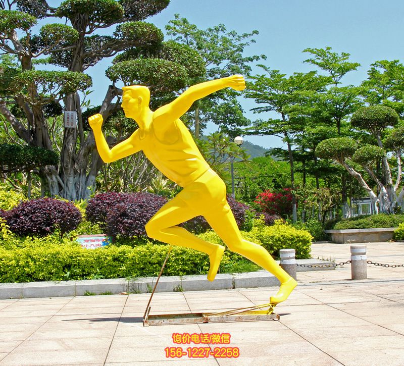 公园体育广场跑步打篮球运动景观摆件玻璃钢雕塑 公园体育广场跑步打篮球运动景观摆件玻璃钢雕塑