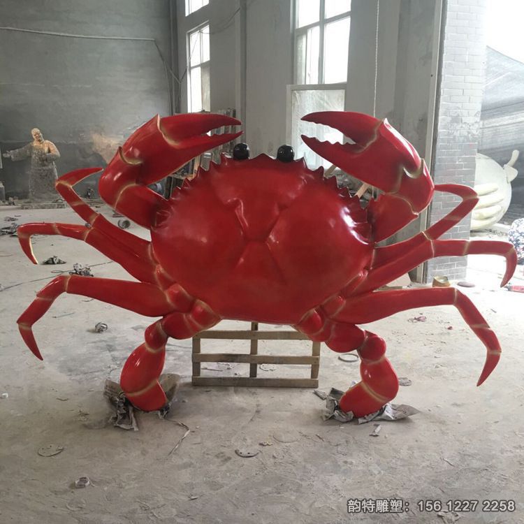 玻璃钢仿真大螃蟹